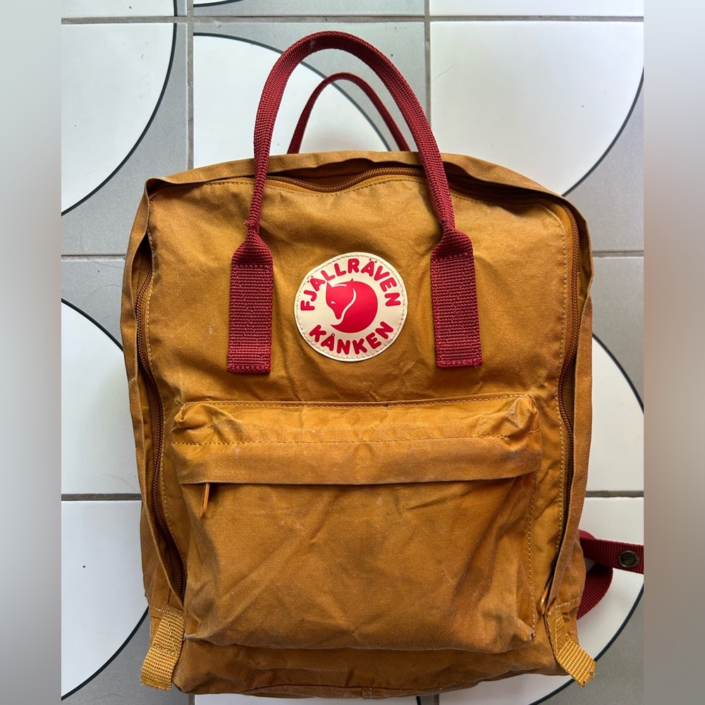 Fjallraven Kanken Acorn/Ox Red Backpack